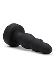 Anal Adventures Platinum Propel Butt Plug - Black