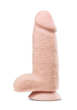 Au Naturel Pounder Dildo with Suction Cup - Vanilla - 10in