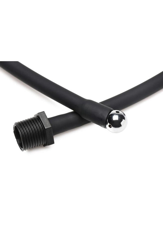 Cleanstream Premium Silicone Hose - Black/Metal - 1.5m
