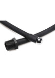 Cleanstream Premium Silicone Hose - Black/Metal - 1.5m