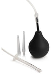 Cleanstream Silicone Enema Bulb Kit - Black/Clear