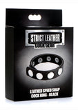 Cock Gear Leather Speed Snap Cock Ring