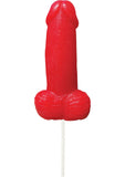 Eat Me Jumbo Gummy Cock Pop - Red/Strawberry