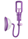 Fantasy For Her Manual Pussy Pump - Clear/Purple