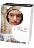 Fuck Friends Justin Inflatable 59in Love Doll with Vibrating Cock