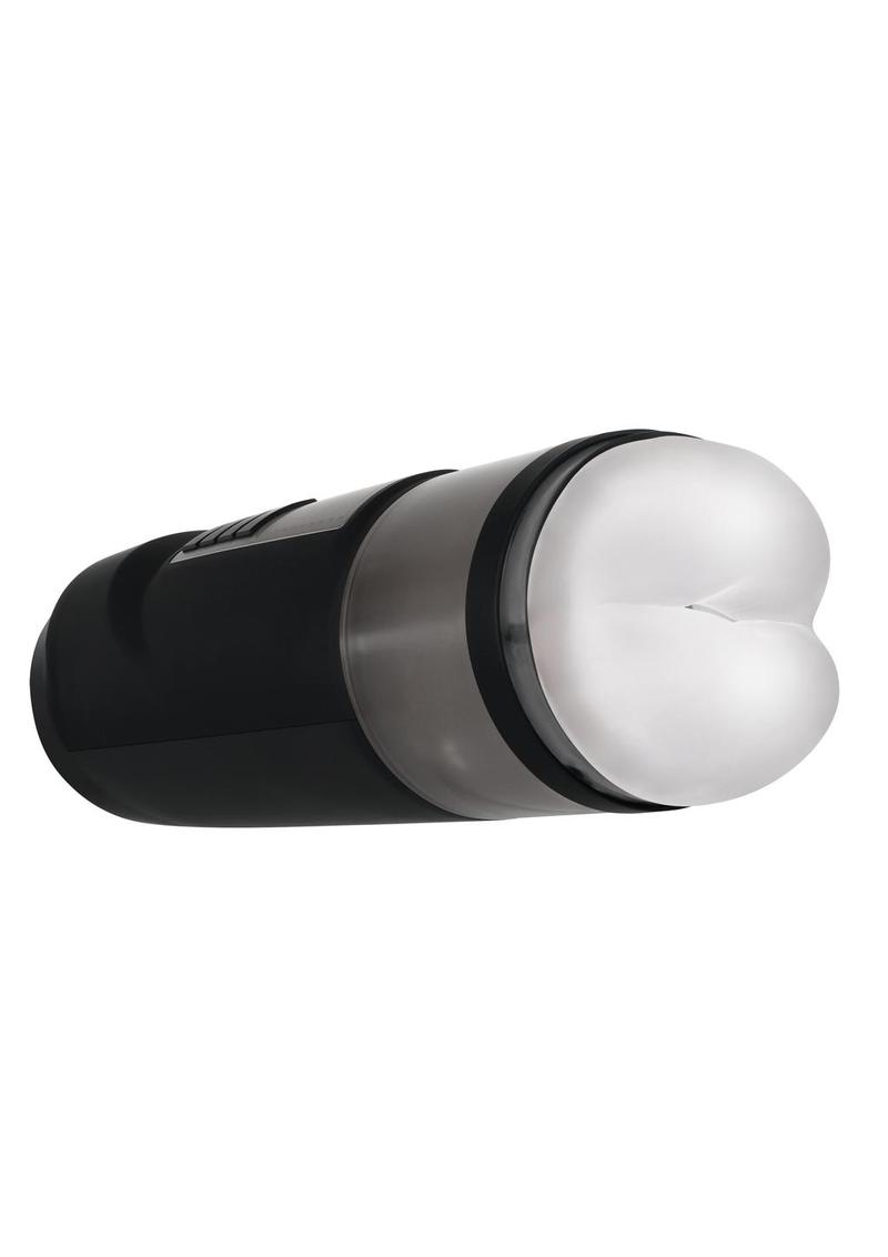 Gender X Message In A Bottle Rechargeable Thrusting Spinning Stroker - Black/Clear