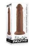 Girthy Vibrating Rechargeable Silicone Dildo