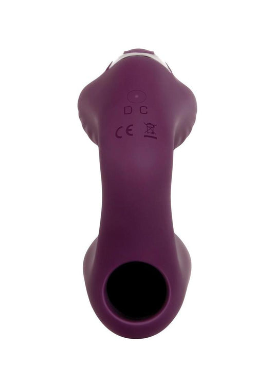 Helping Hand Silicone Rechargeable Finger Vibrator - Purple