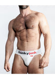 Hunker Comfy Pouch Slider-Strap Jock - White Snow