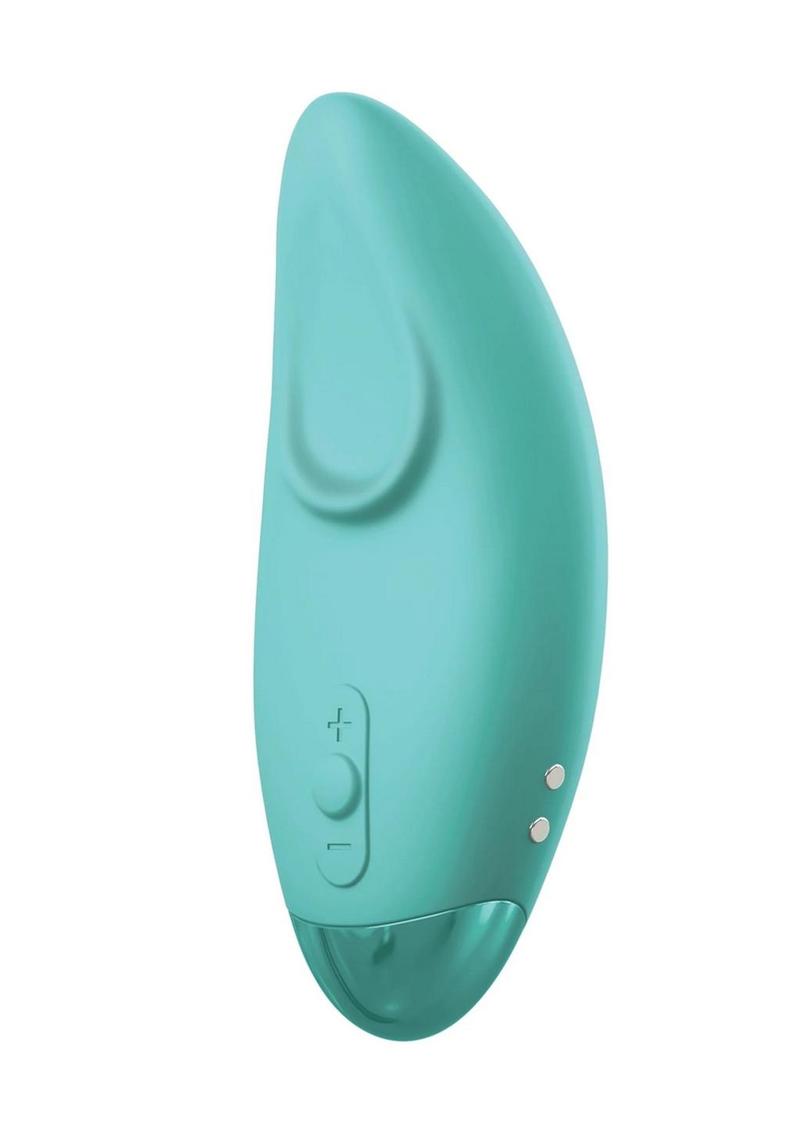 Jimmyjane Form 3 Pro Rechargeable Clitoral Stimulator - Metal/Teal