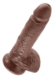 King Cock Dildo with Balls