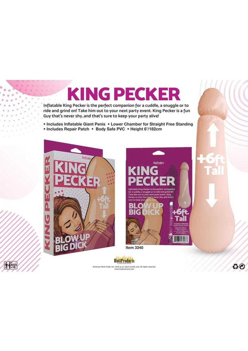 King Pecker Inflatable - Vanilla - 5ft