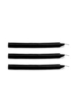 Master Series Dark Drippers Fetish Drip Candles - Black - Set Of 3
