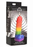 Master Series Pride Pecker Rainbow Drip Candle - Multicolor