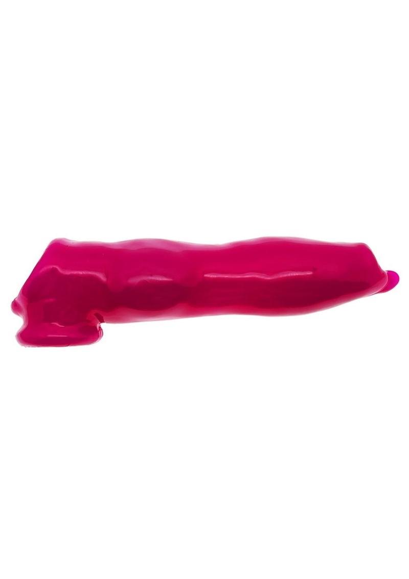 Oxballs Fido Beast-Shaped Cocksheath with Bullet - Hot Pink/Pink