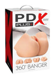 Pdx Plus 360 Banger Multi Position Masturbator - Vanilla