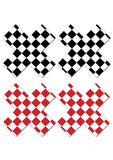 Peekaboo Off The Wall X Pasties - Black/Red
