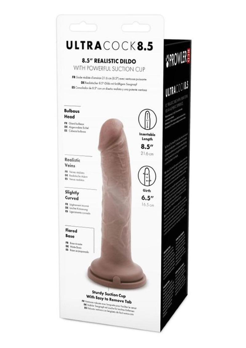 Prowler Red Ultra Cock Realistic Dildo - Caramel - 8.5in