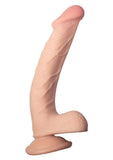 Realcocks Dual Layered Bendable Dildo - Vanilla - 9in