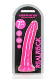 Realrock Slim Glow In The Dark Dildo with Suction Cup