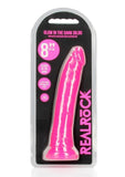Realrock Slim Glow In The Dark Dildo with Suction Cup