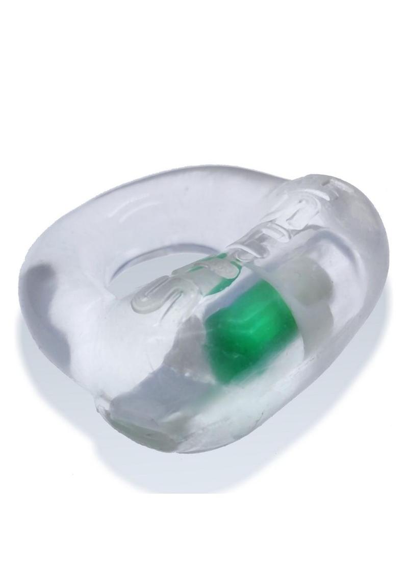 Stash Cock Ring with Aluminum Capsule Insert - Clear