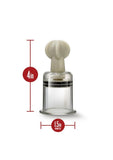 Temptasia Clit and Nipple Large Twist Suckers - Clear - Set Of 2