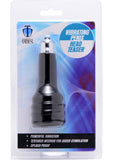 Trinity Men Vibrating Penis Head Teaser - Black