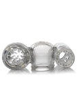 Wand Essentials Twin Turbo Strokers Attachment - Clear
