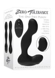 Zero Tolerance The One-Two Punch Silicone Rechargeable Prostate Massager with Remote Control