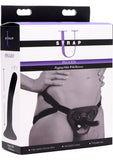 Strap U Pegged Pegging Silicone 5in Dildo with Harness