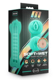 M For Men Soft and Wet Double Trouble Glow In The Dark Masturbator