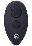 A-Play Expander Rechargeable Silicone Anal Plug with Remote Control - Black