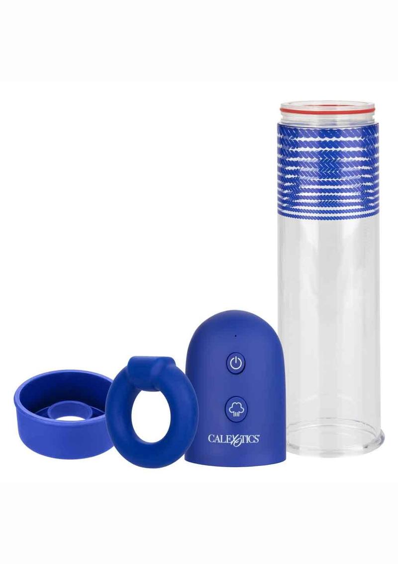 Admiral Rechargeable Rock Hard Pump Kit - Blue