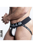 Airmesh Upthrust Slider-Strap Jock - Ice - White - Medium