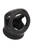 Alpha Liquid Silicone Dual Cage and Ring - Black