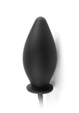 Anal Fantasy Collection Inflatable Silicone Plug - Black - 4.25in