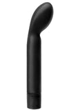 Anal Fantasy Collection Silicone P-Spot Tickler Waterproof Vibrator - Black - 4.75in