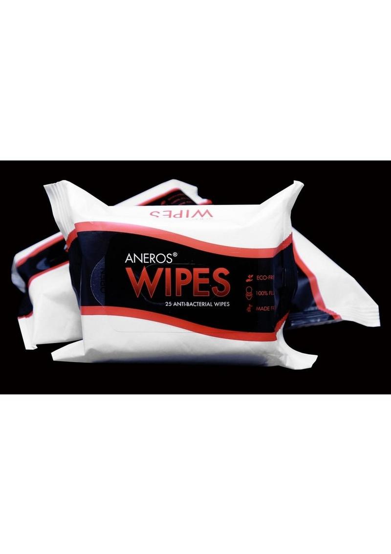 Aneros Unscented Anti-Bacterial Wipes 25 Wipes - Per Pack