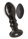 Ass-Sation Remote Control Rechargeable Vibrating Metal Anal Pleaser