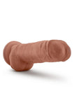 Au Naturel Big Boy Dildo with Balls - Caramel - 10in