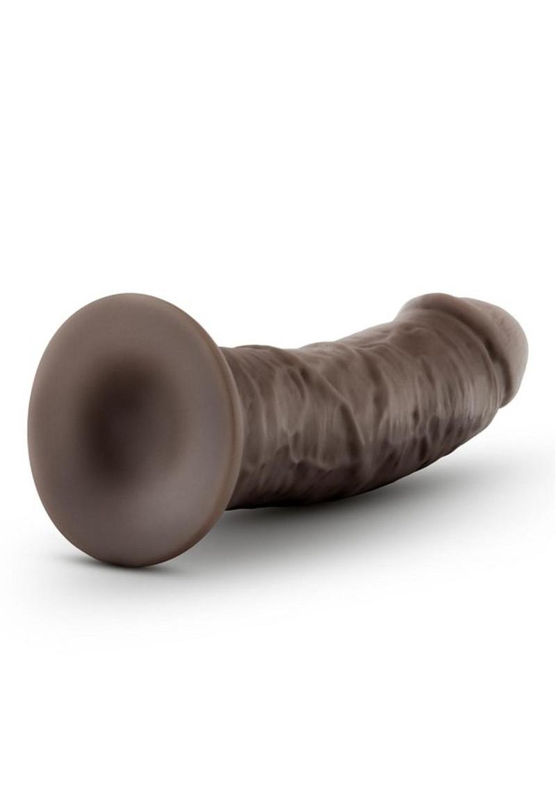 Au Naturel Dildo with Suction Cup - Chocolate - 8in