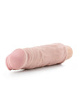 Au Naturel Home Wrecker Vibrating Dildo - Flesh/Vanilla - 9in