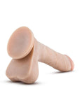 Au Naturel Mister Perfect Dildo with Balls - Flesh/Vanilla - 8.5in