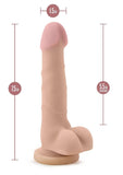 Au Naturel Sam Dildo - Vanilla - 7in