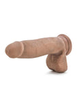 Au Naturel Sensa Feel Dildo with Suction Cup - Caramel - 7in