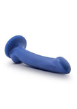 Avant D10 Ergo Mini Silicone Dildo with Suction Cup - Blue/Indigo - 6.5in