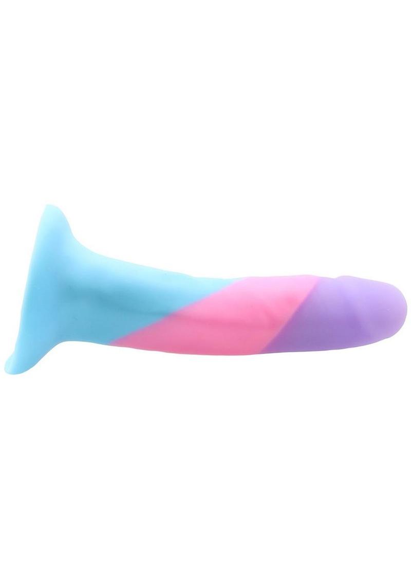 Avant D15 Vision Of Love Silicone Dildo - Multicolor - 5.5in