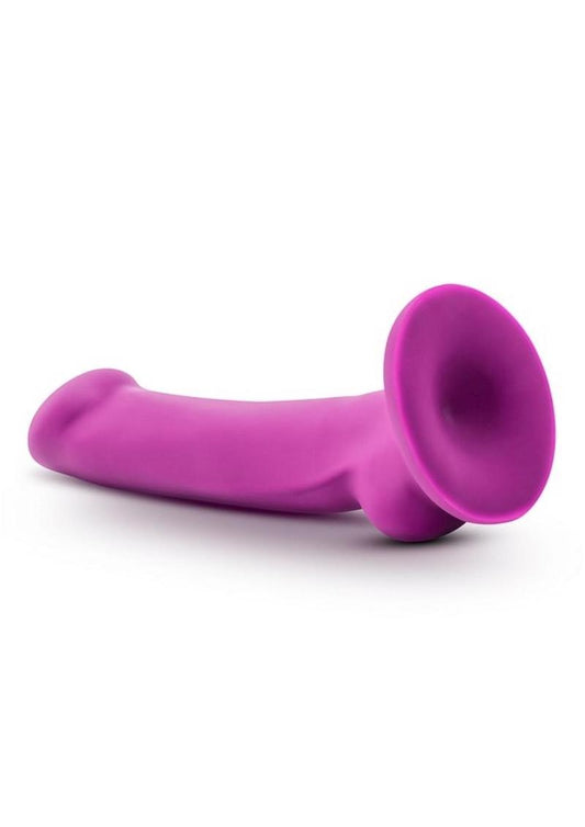 Avant D9 Ergo Mini Silicone Dildo with Suction Cup - Purple/Violet - 6.5in