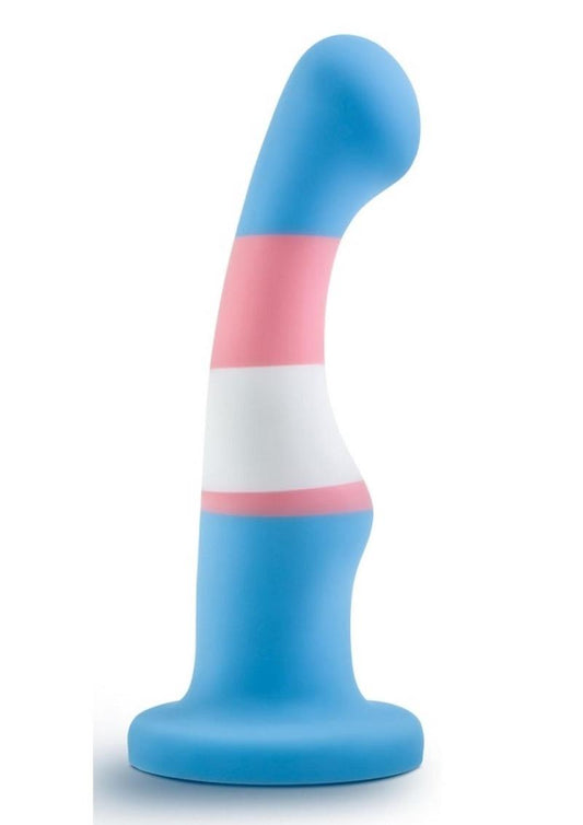 Avant Pride P2 True Blue Silicone Dildo - Multicolor - 6in